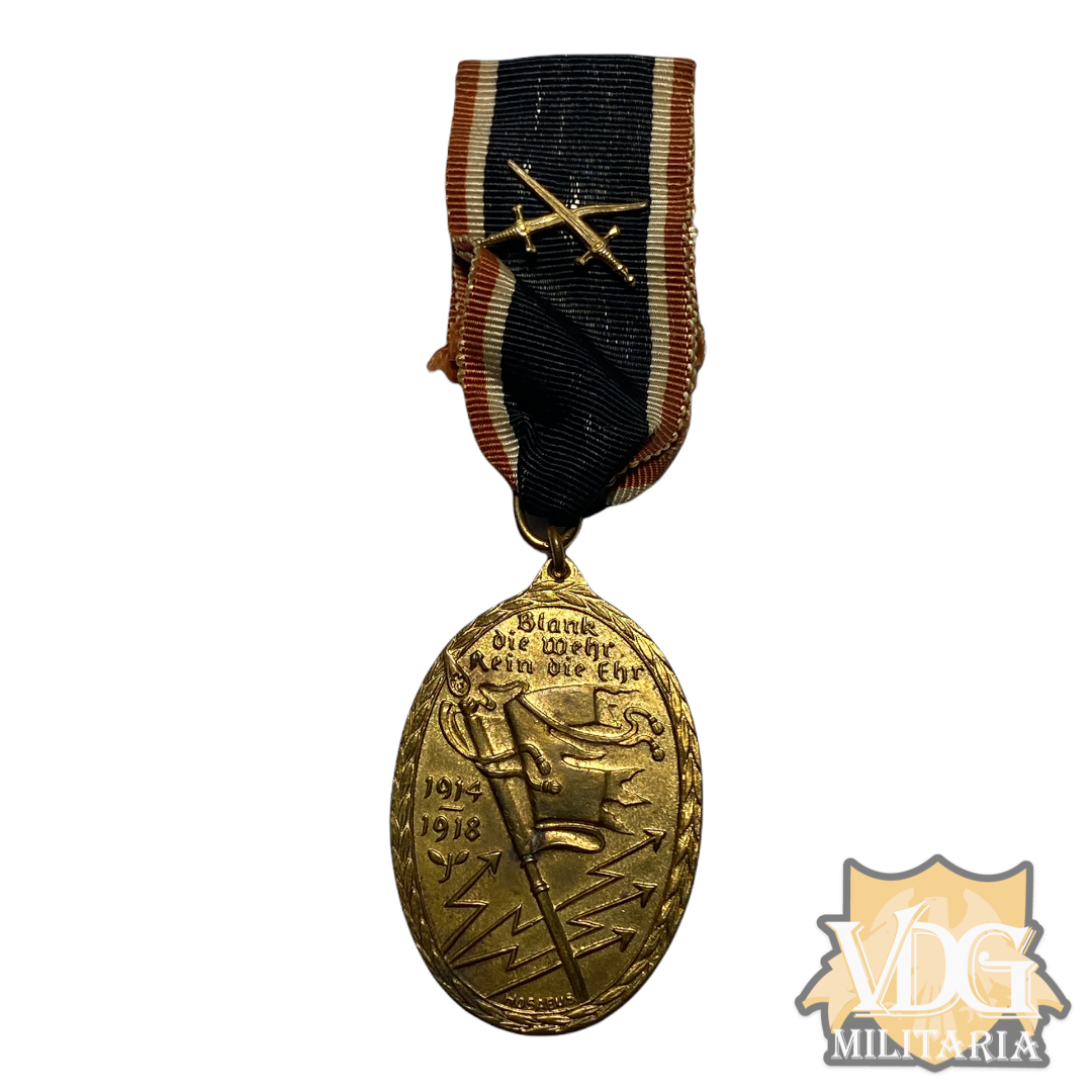 WW1 German Kyffhäuserbund Medal with Swords