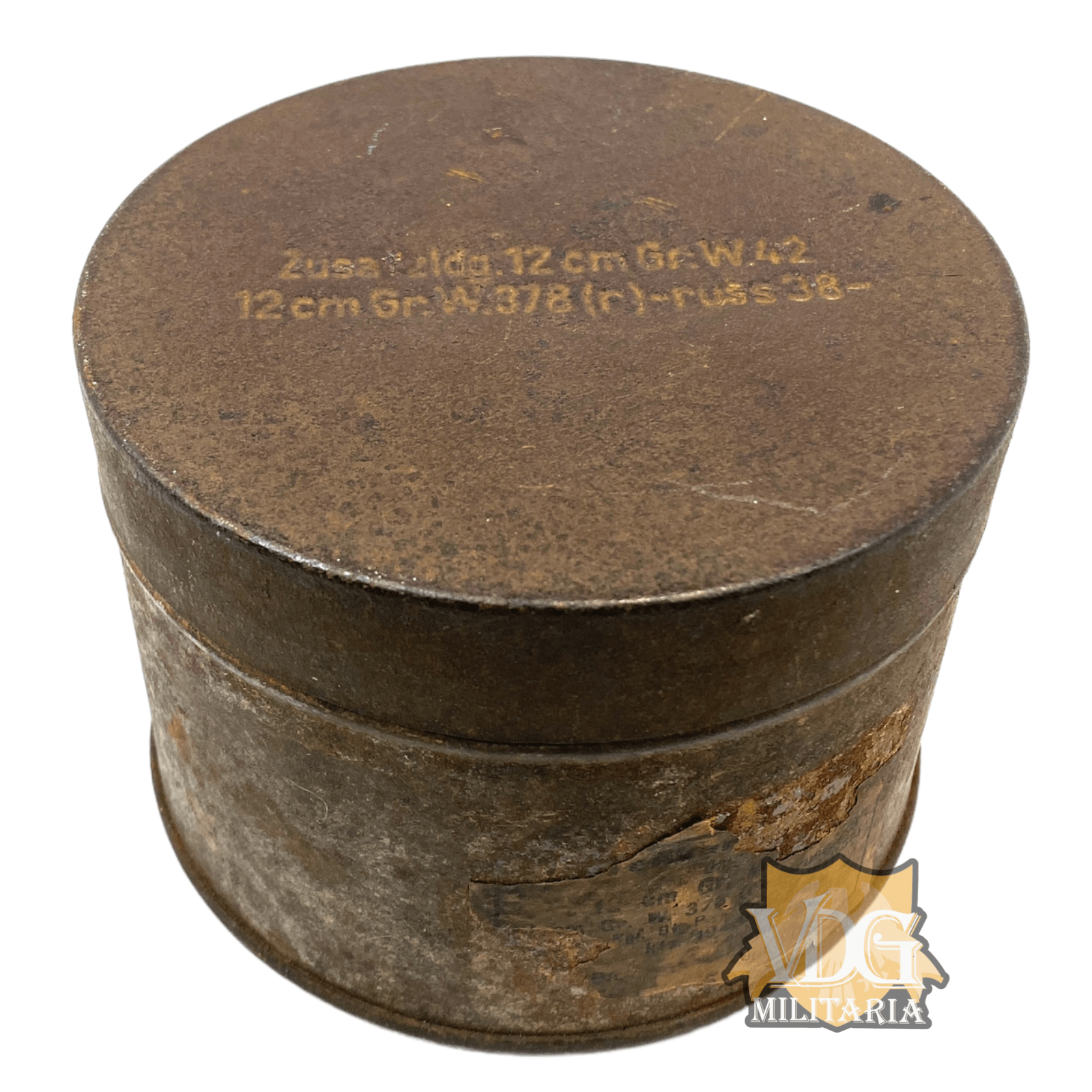 WW2 German 2 cm Granatwerfer 42 Charge Tin