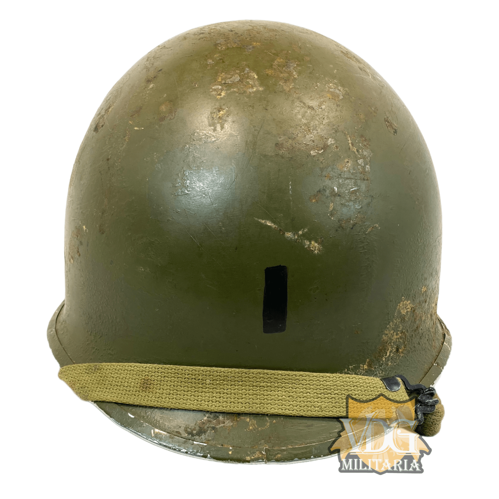 Vietnam War Era US Front Seem Swivel Bail LT M1 Helmet-Named Carl Muehlhause
