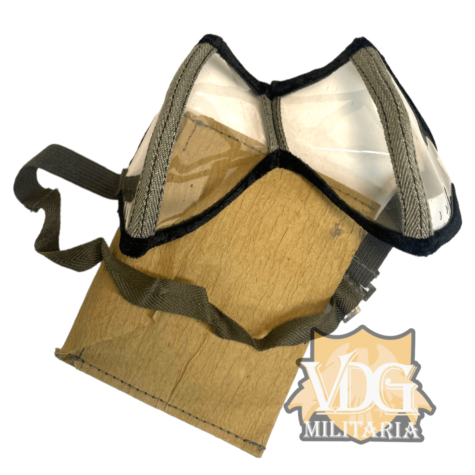 WW2 German Wehrmacht Dust Goggles with Case