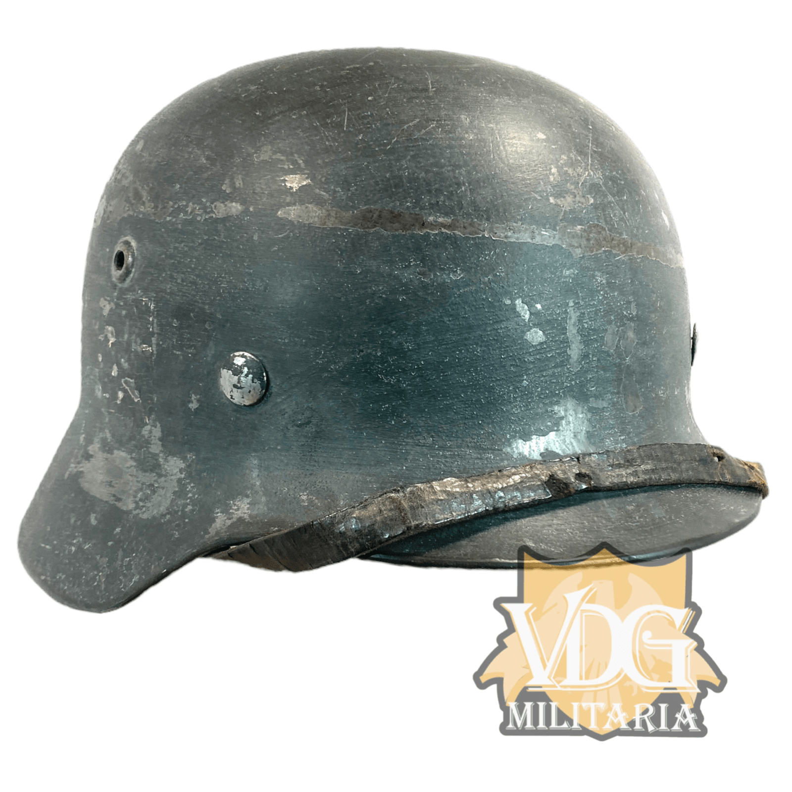 WW2 German ET62 M35 Overpainted DD Helmet-Named