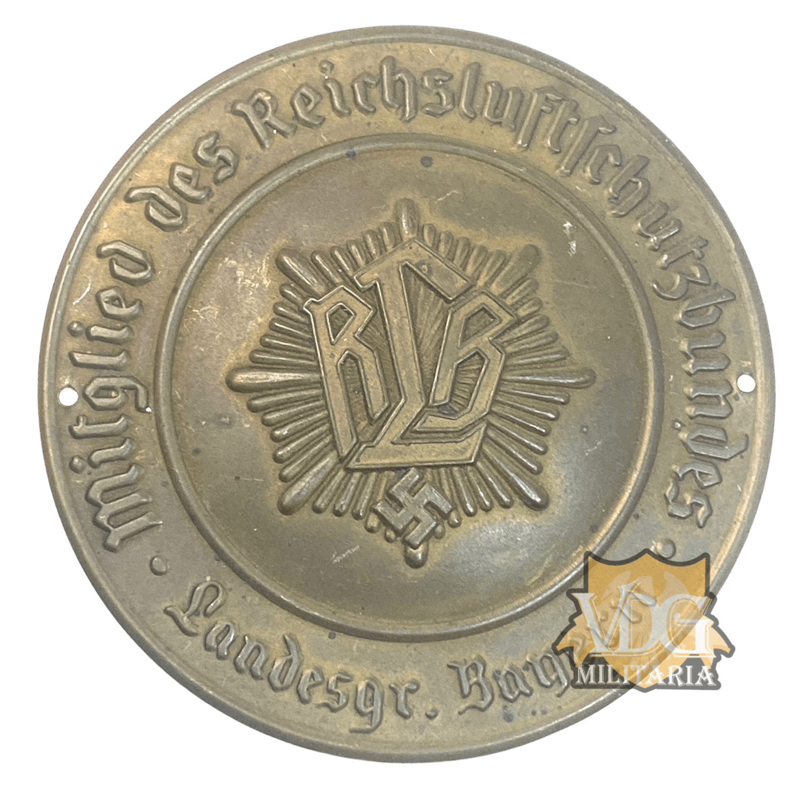 WW2 German RLB Member Door Plaque-Bayern