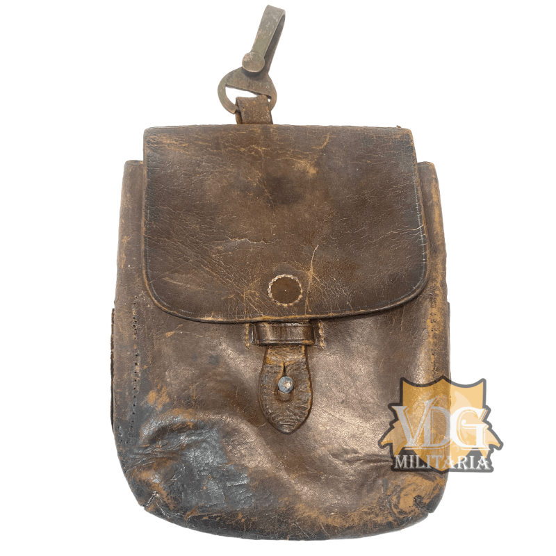 WW2 Imperial Japanese Army NCO Brown Leather Pouch