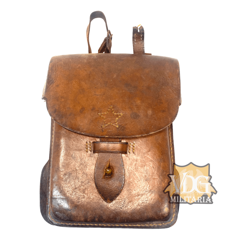 WW2 Imperial Japanese Army NCO Brown Leather Document/Map Pouch