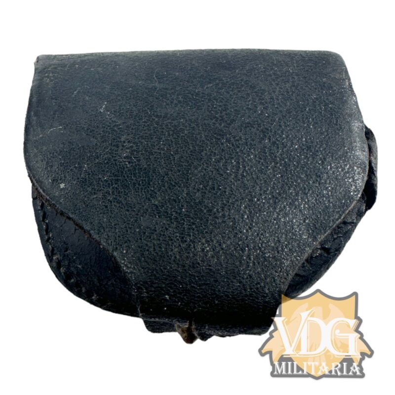US Civil War Leather Percussion Cap Box-C.S. Storms, NY Mfg.