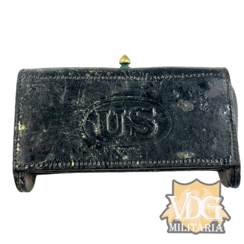 Indian Wars/Spanish American War Era US M1874 McKeever Cartridge Box Sling Variant-Named Wigmore