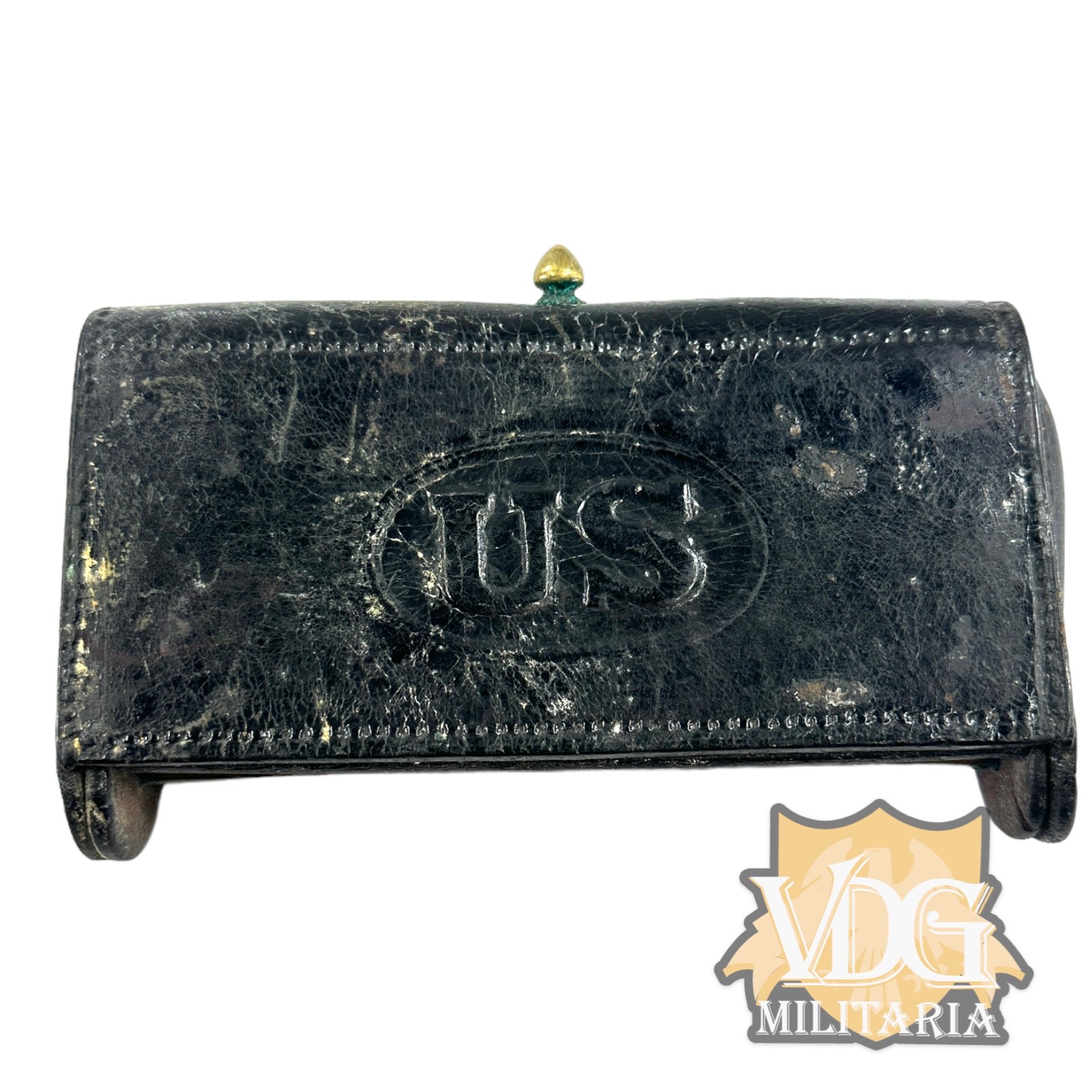 Indian Wars/Spanish American War Era US M1874 McKeever Cartridge Box Sling Variant-Named Wigmore