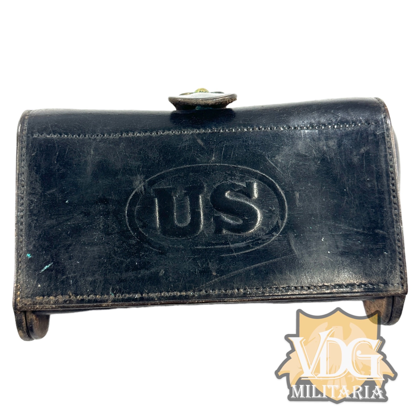 Indian Wars/Spanish American War Era US 1880 Mills 2nd Patter McKeever Cartridge Box