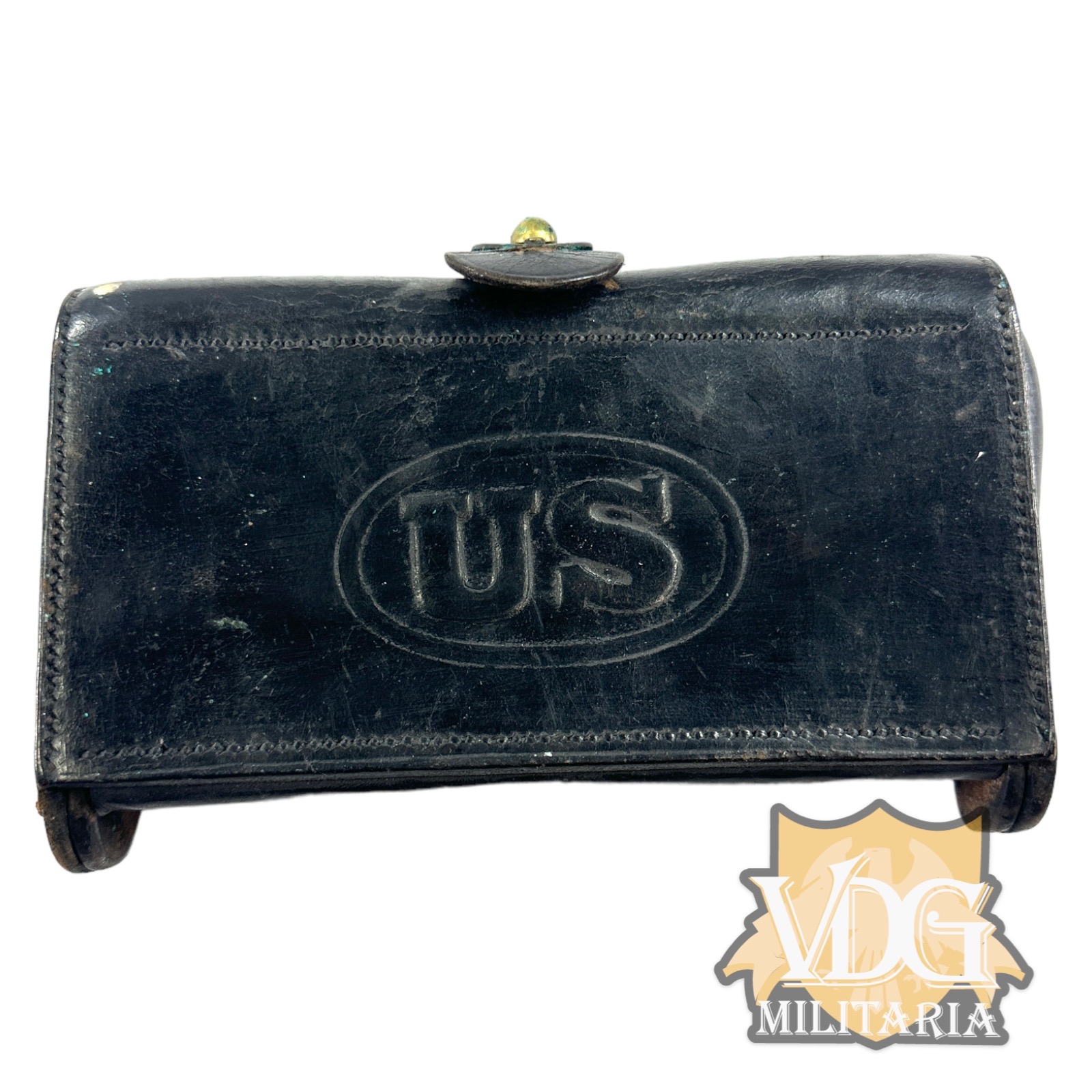 Indian Wars/Spanish American War Era US 1880 Mills 2nd Patter McKeever Cartridge Box