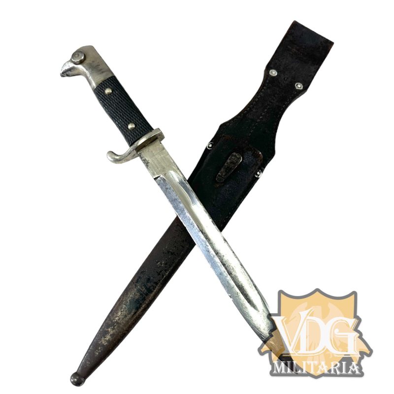 WW2 German K98 Parade Bayonet with Frog & Scabbard-Clemen & Jung Solingen