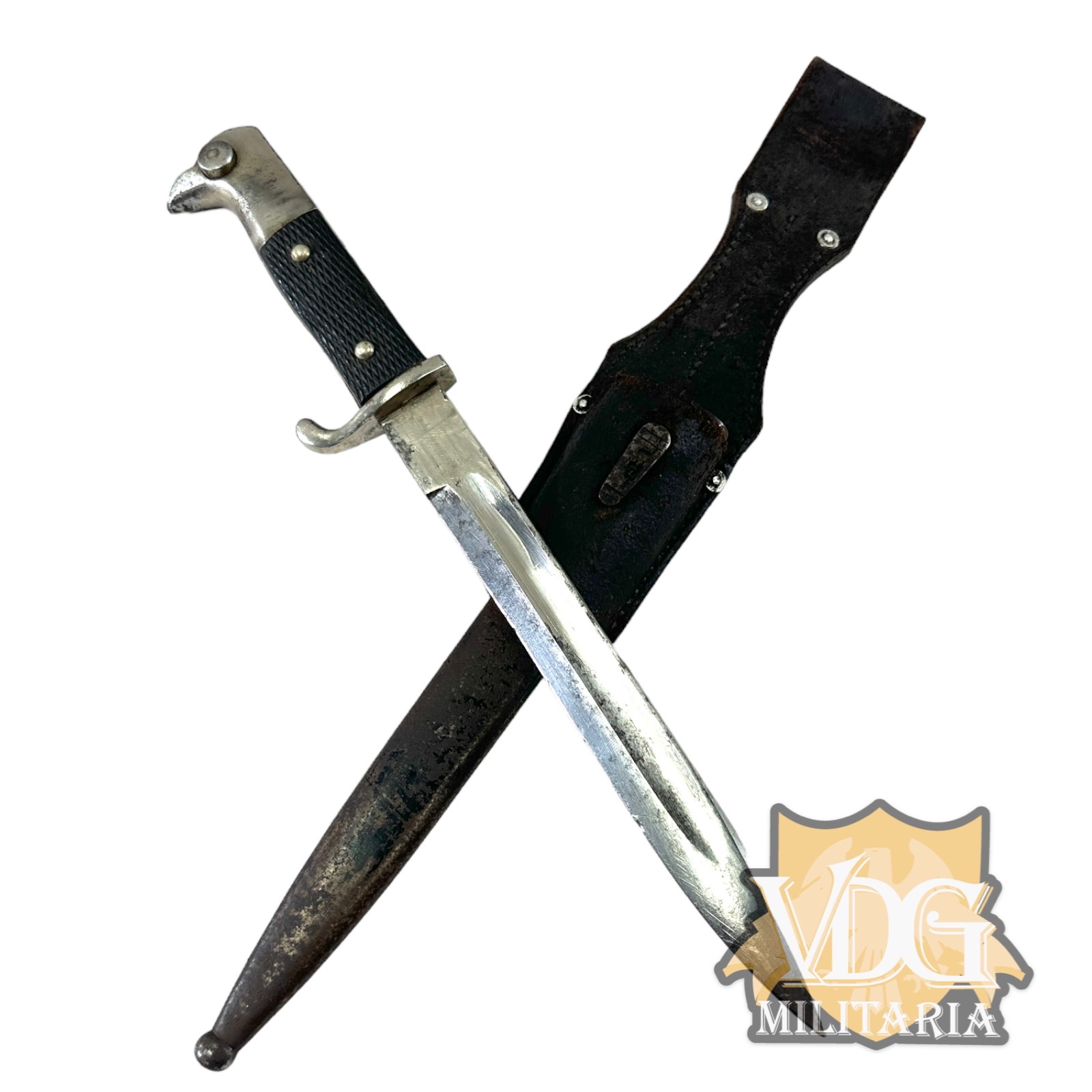 WW2 German K98 Parade Bayonet with Frog & Scabbard-Clemen & Jung Solingen