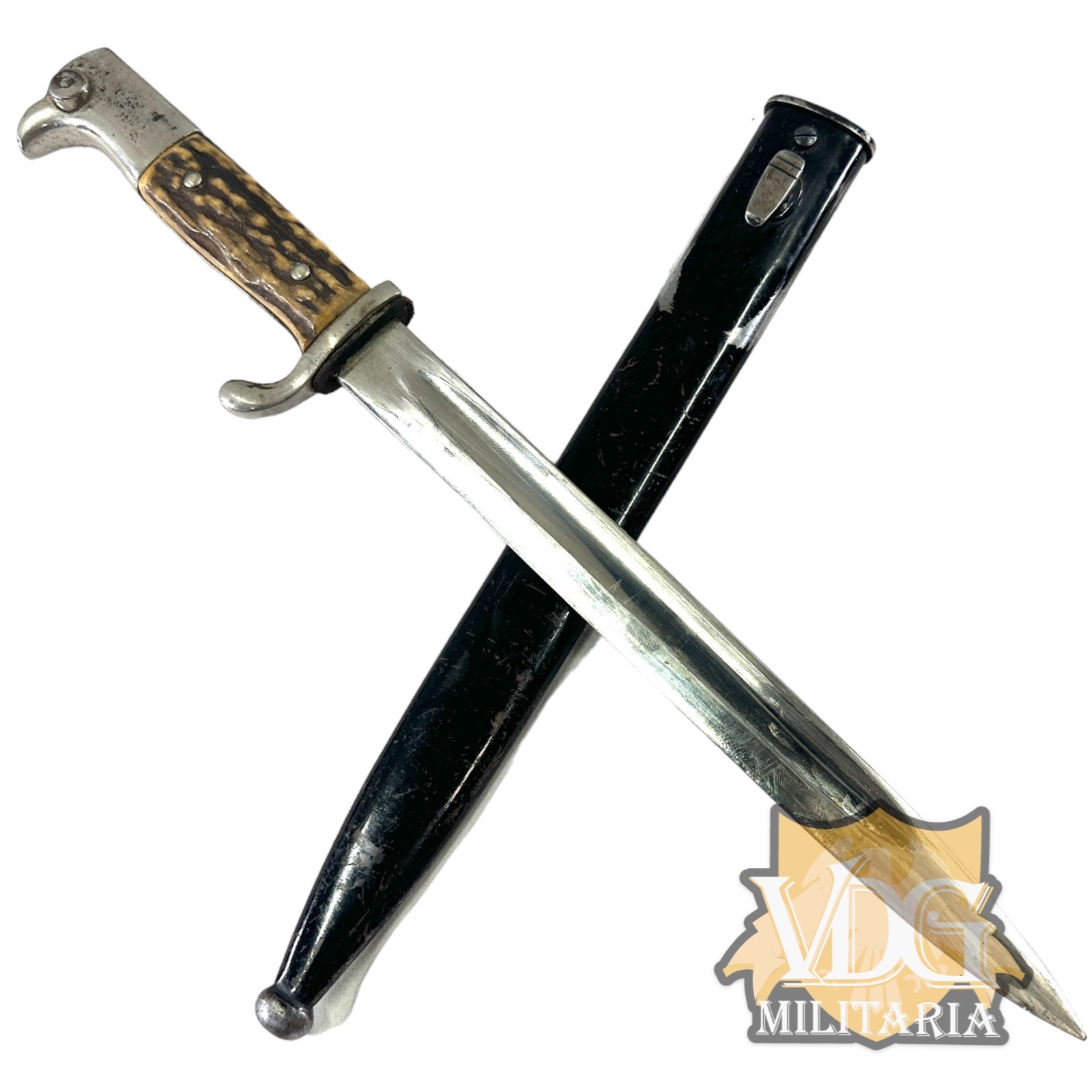 WW2 German Stag Horn K98 Parade Bayonet-Alexander Coppel Solingen