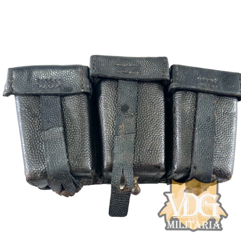 WW2 German Leather K98 Ammo Pouch-1944 Dated