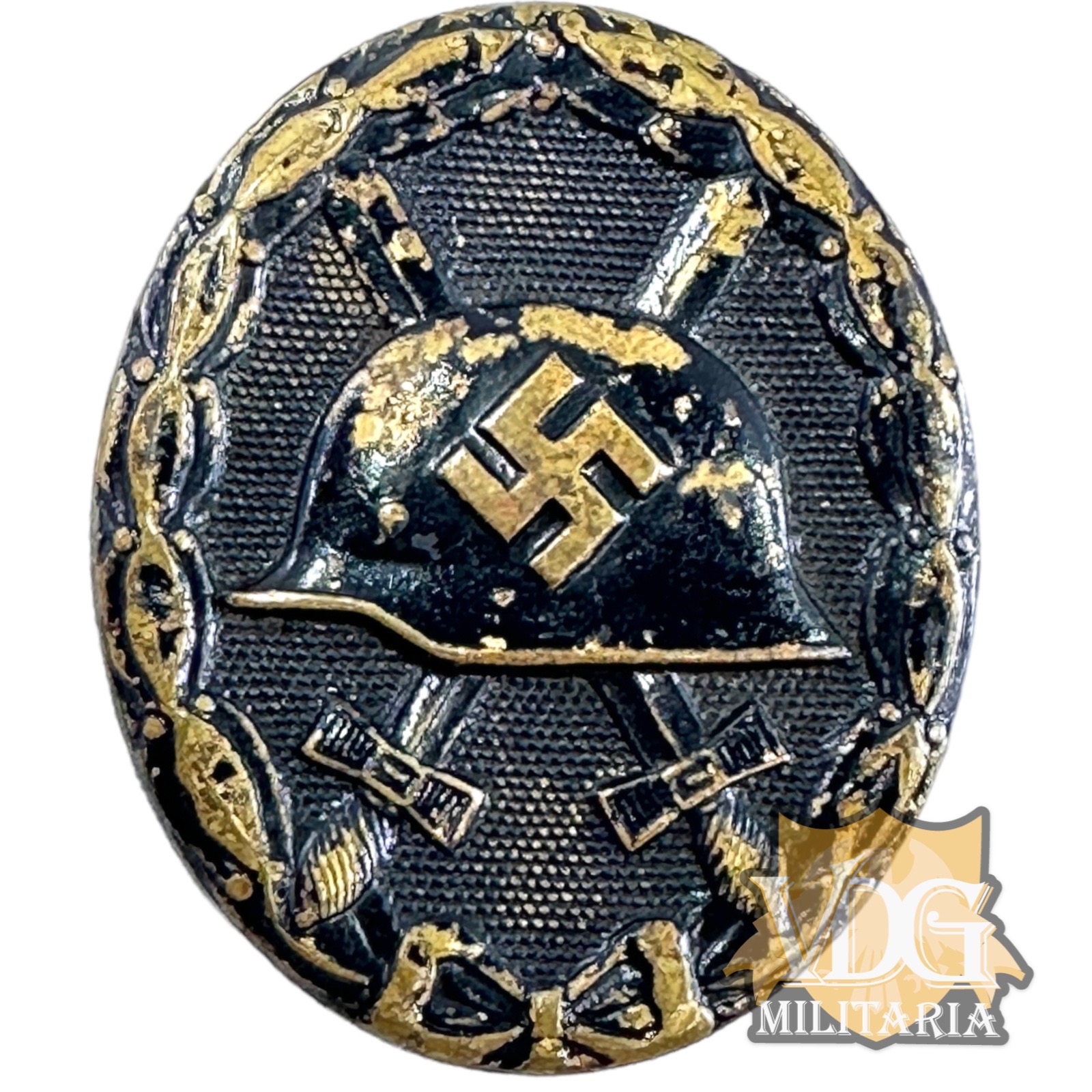 WW2 German 1939 Wound Badge in Black (Brass Core)