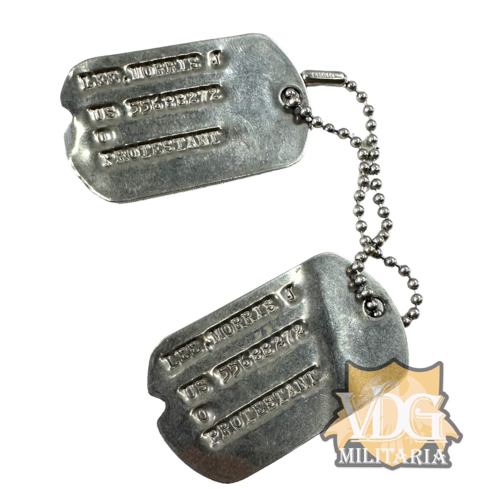 WW2 Era US Army Dog Tags – Lee Morris J