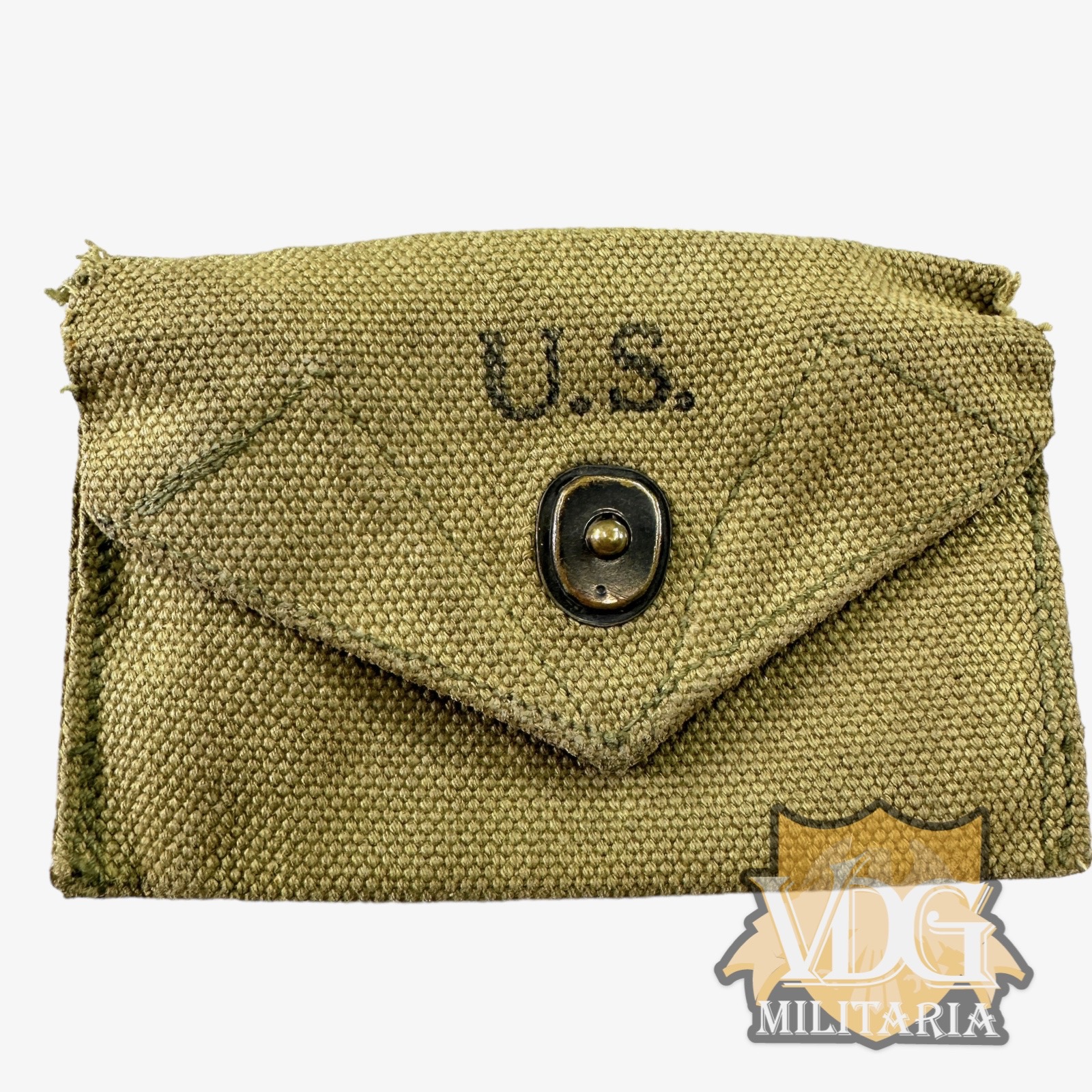 WW2 US First Aid Pouch-1945 Dubuque Awning & Tent Co