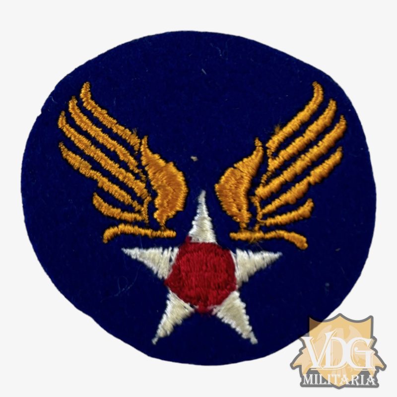 WW2 US Army Air Force British Made Felt Patch Insignia SSI