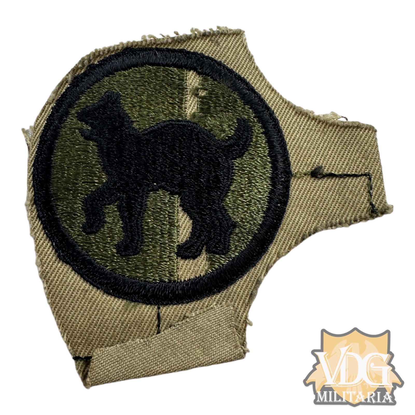 WW2 US Army 81st Infantry Division Cut Off Patch Error Insignia SSI