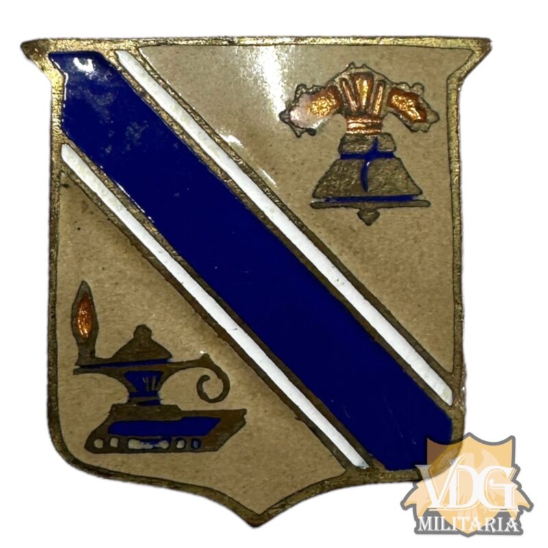WW2 Era US Army Quartermaster School Distinctive Unit DI Insignia Pin-Pinback