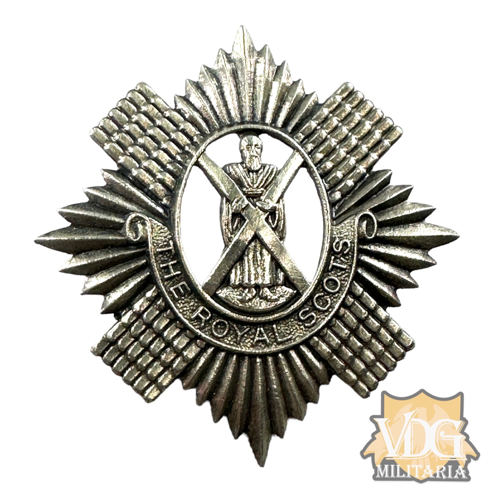 WW2 Era British Army "The Royal Scots" Hat Badge
