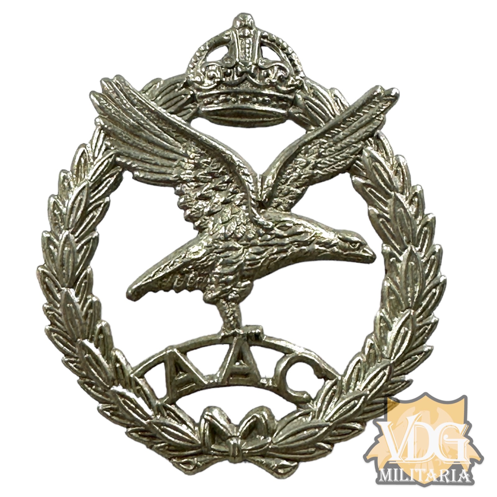 WW2 British A.A.C. Army Air Corps Cap Badge