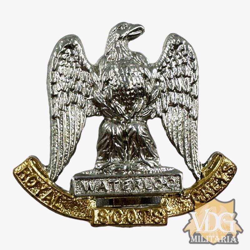 WW2 Era British Army Royal Scots Greys Cap Badge