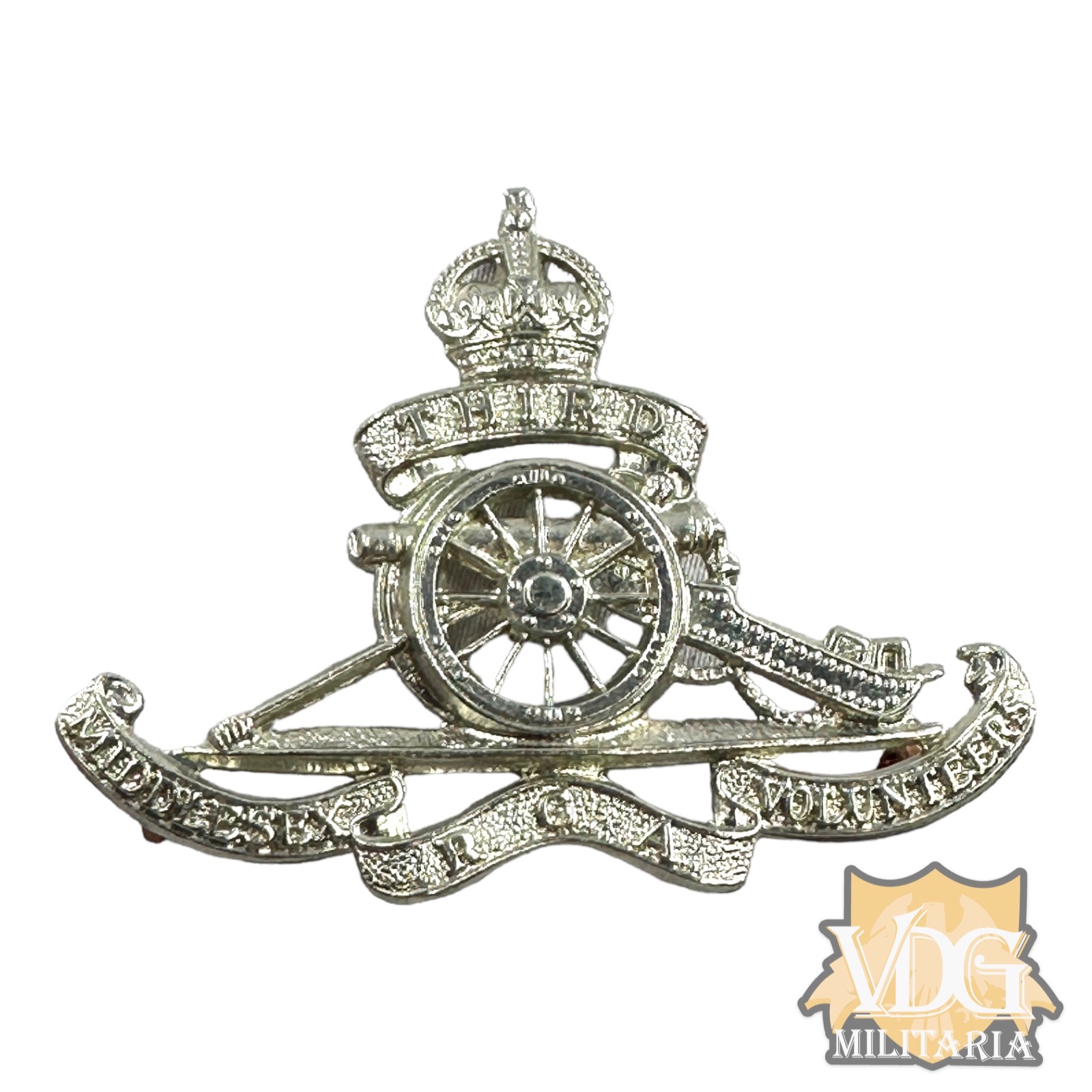 WW1 Era British 3rd Middlesex Artillery R.G.A. Volunteers