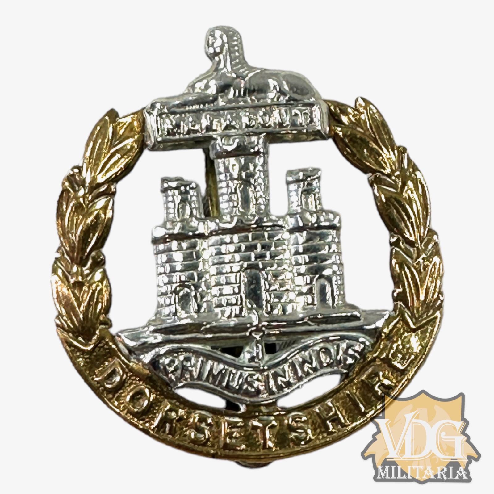 WW2 British Army Dorsetshire Regiment Cap Badge