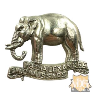 Pre WW1 British Army 19th Royal Hussars (Queen Alexandra’s Own) Cap Badge
