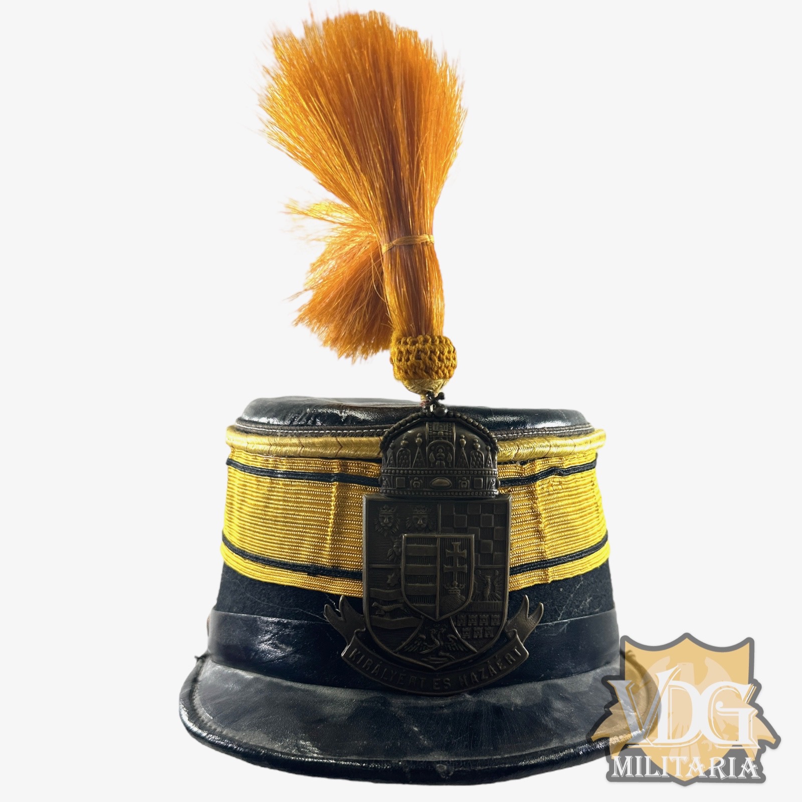 19th Austro-Hungarian Hussar Regiment Officer Candidate Shako