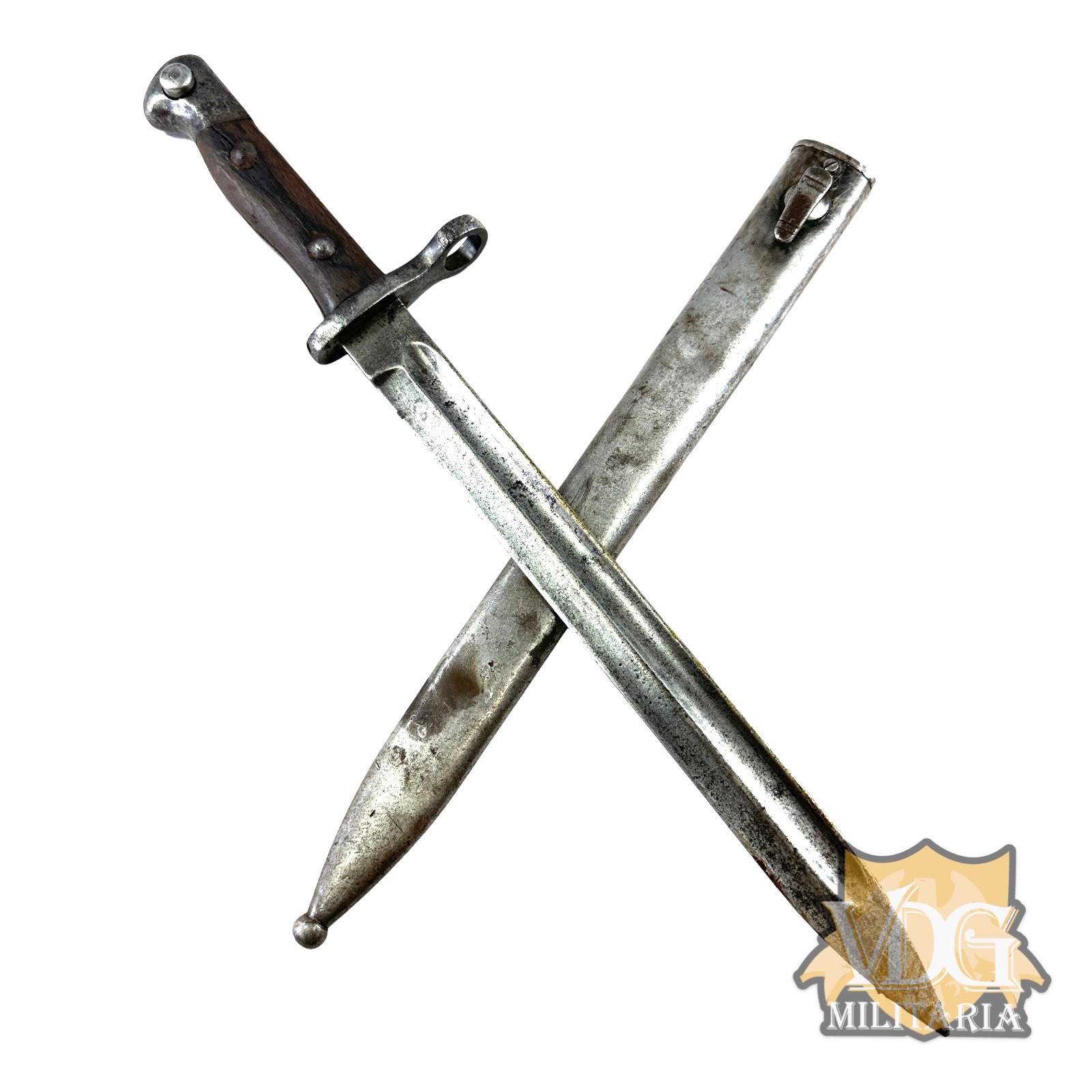WW2 Czechoslovakian VZ-22 Mauser Bayonet & Scabbard (Z Stamped)