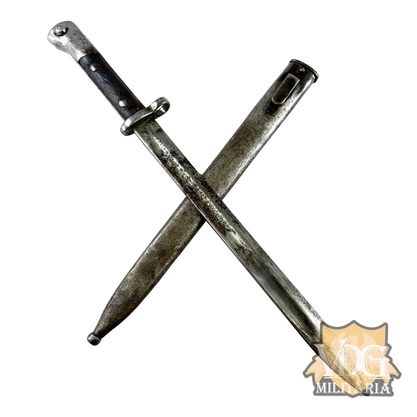 WW2 Czechoslovakian VZ-24 Mauser Bayonet & Scabbard-CSZ over R Mark