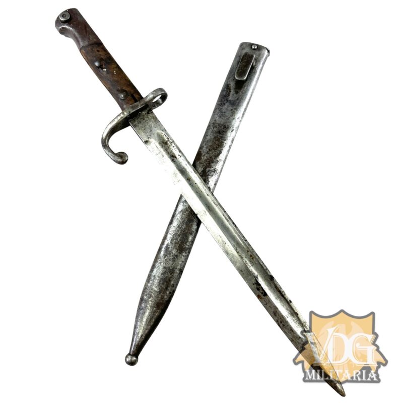 Argentina M1909 Mauser Hooked Quill Bayonet & Scabbard