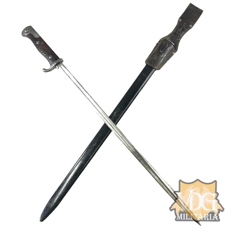 WW1 German M1898 Bayonet, Frog & Scabbard, United Marked-Alex Coppel