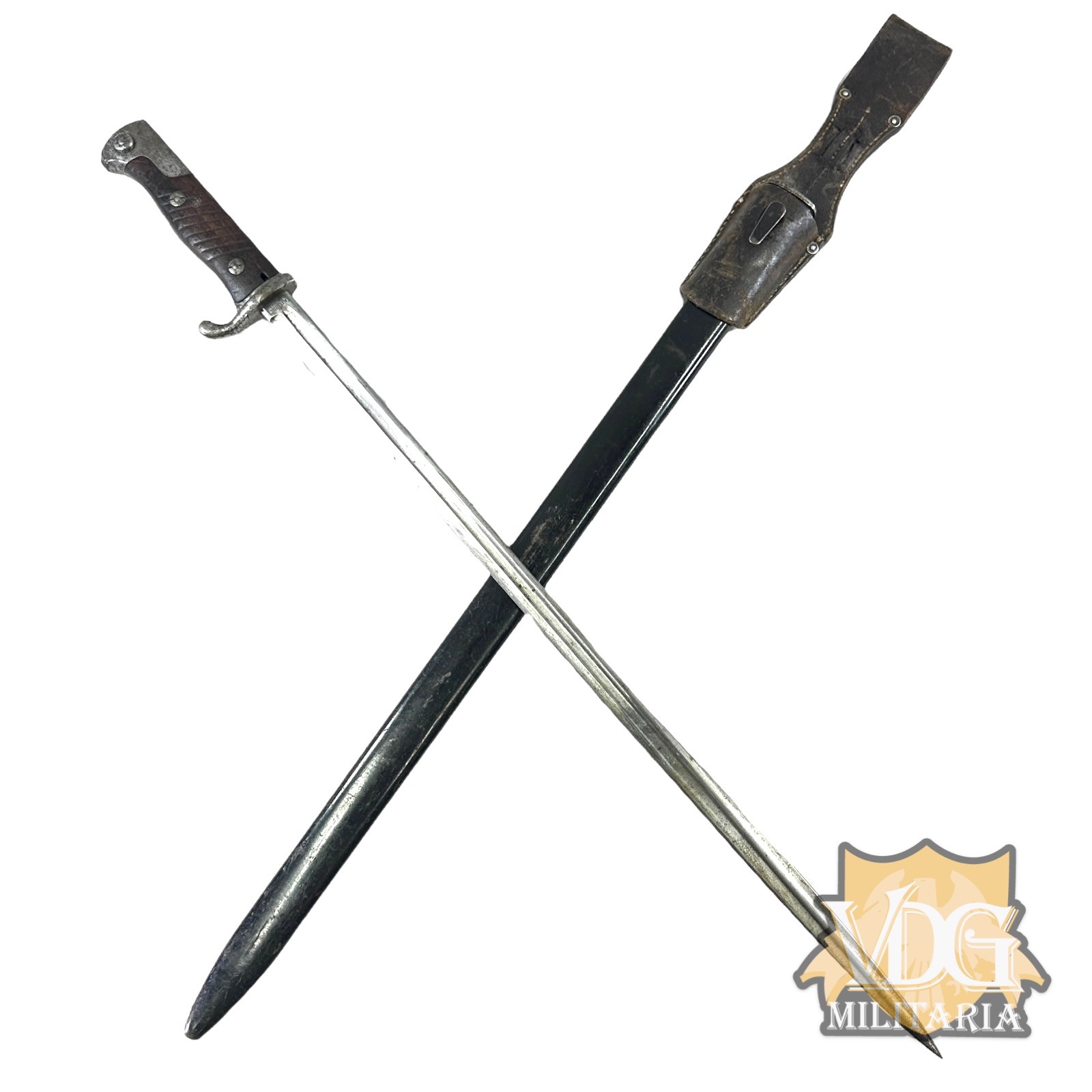 WW1 German M1898 Bayonet, Frog & Scabbard, United Marked-Alex Coppel