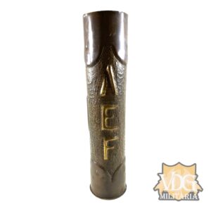 WW1 US AEF Trench Art 75mm Scovill Shell
