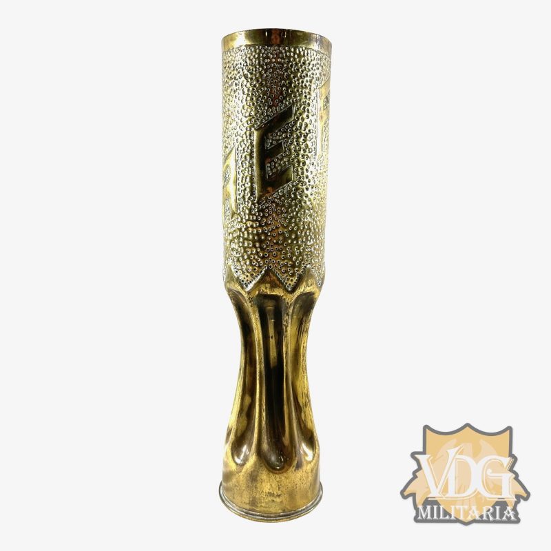 WW1 US AEF Trench Art Canon de 75 Modèle Shell