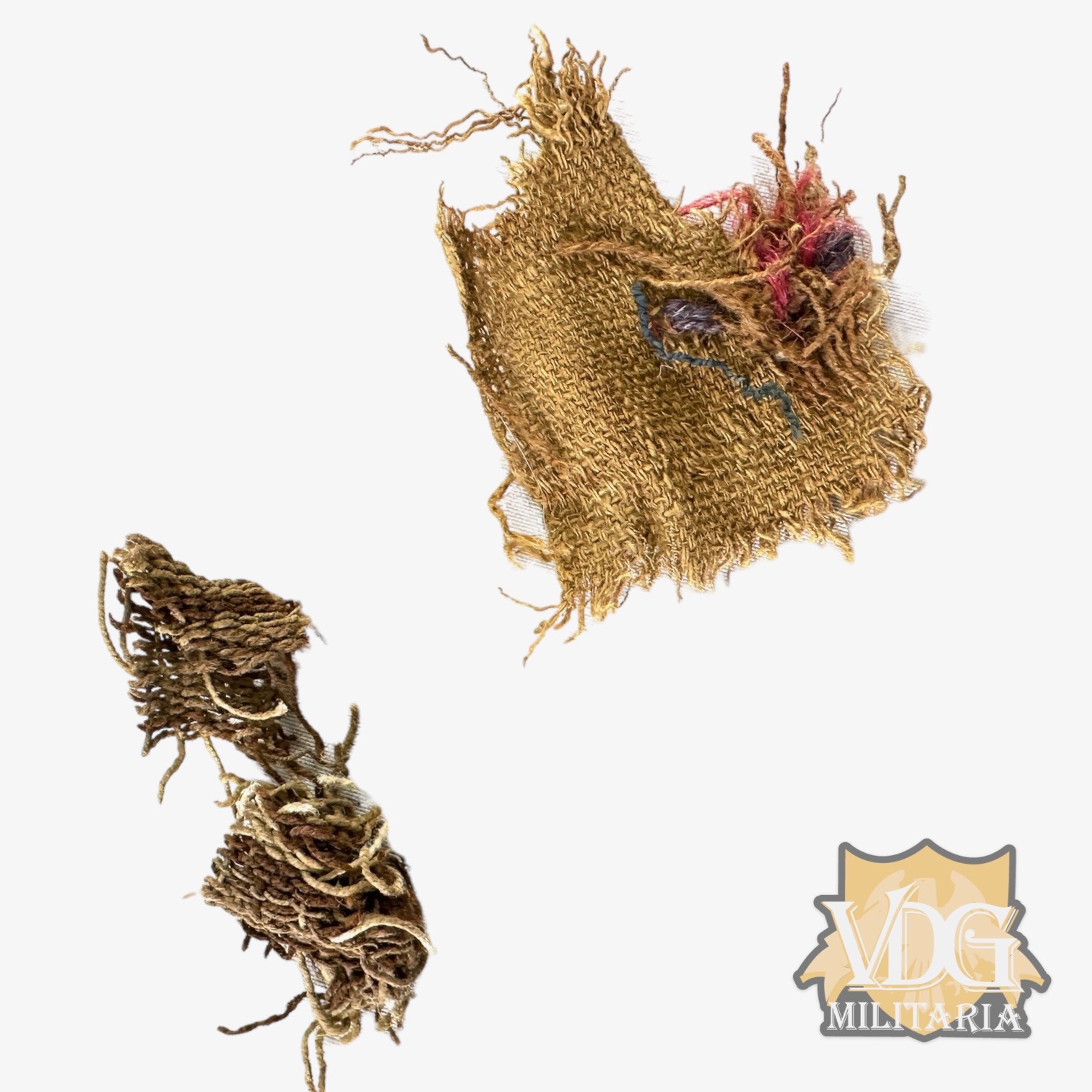Pre-Columbian Chimu-Chancay Culture Set of Small Textile Fragments, Peru C. (1200-1600 AD)