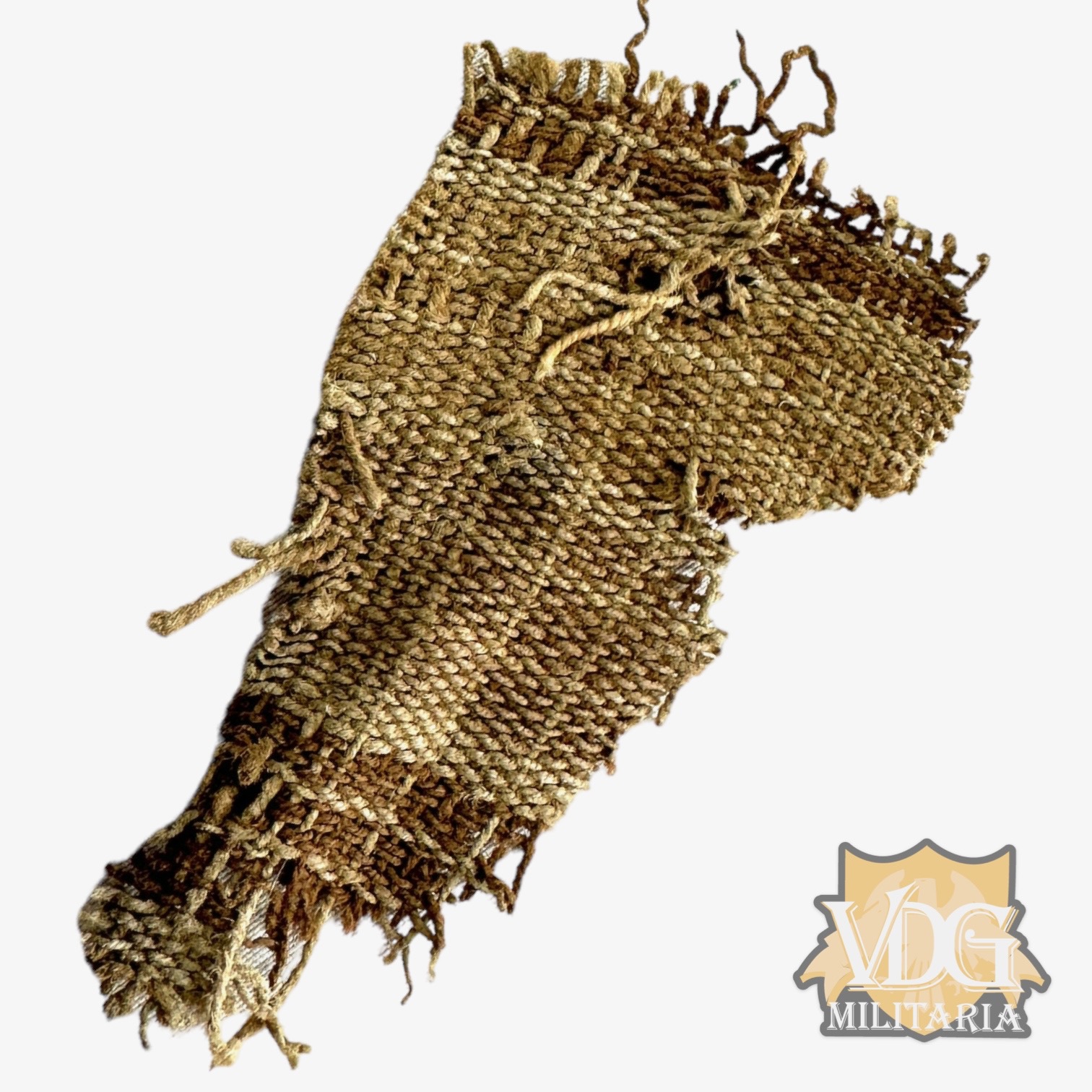 Pre-Columbian Chimu-Chancay Culture Striped Textile Fragment, Peru C. (1200-1600 AD) 7 CM
