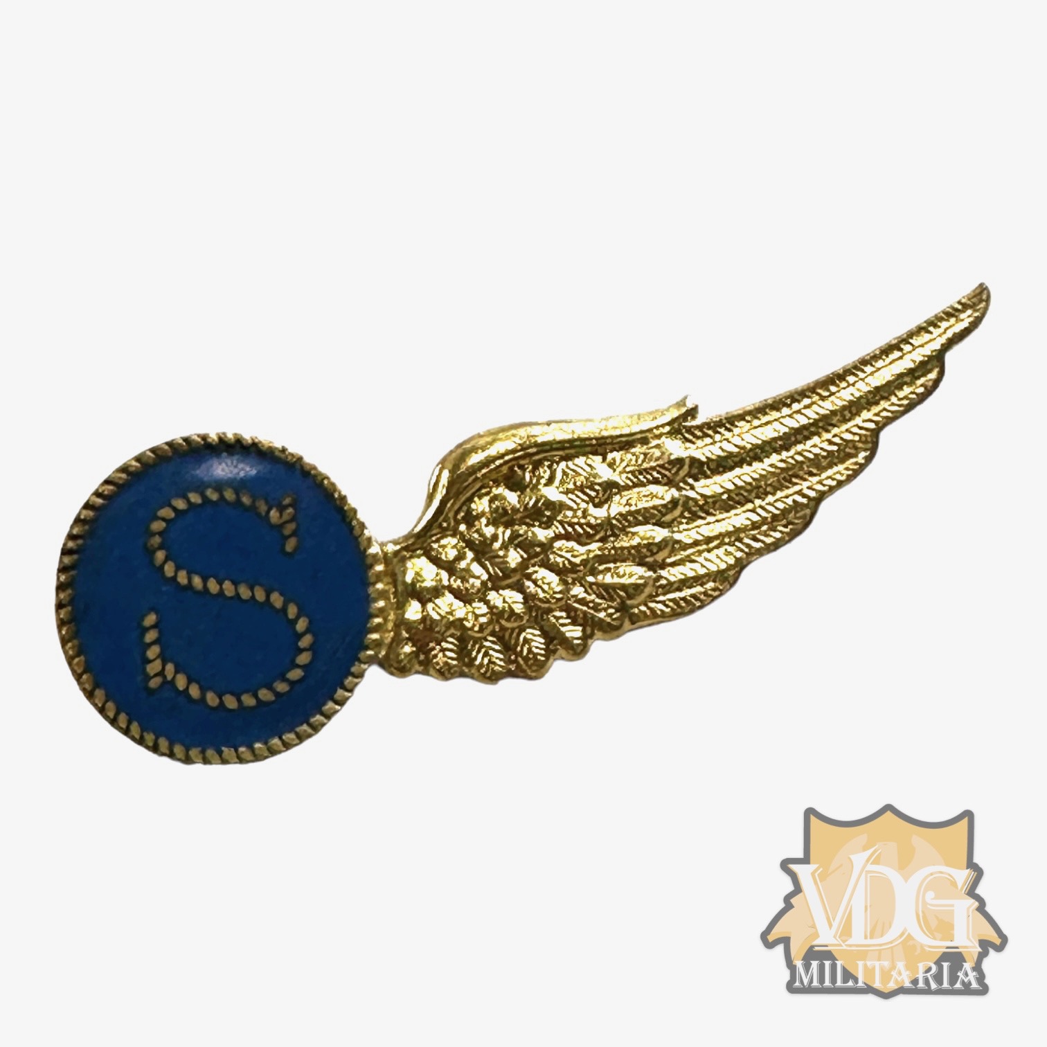 WW2 Kingdom of The Netherlands Royal Dutch Navy Gunners Wing Badge