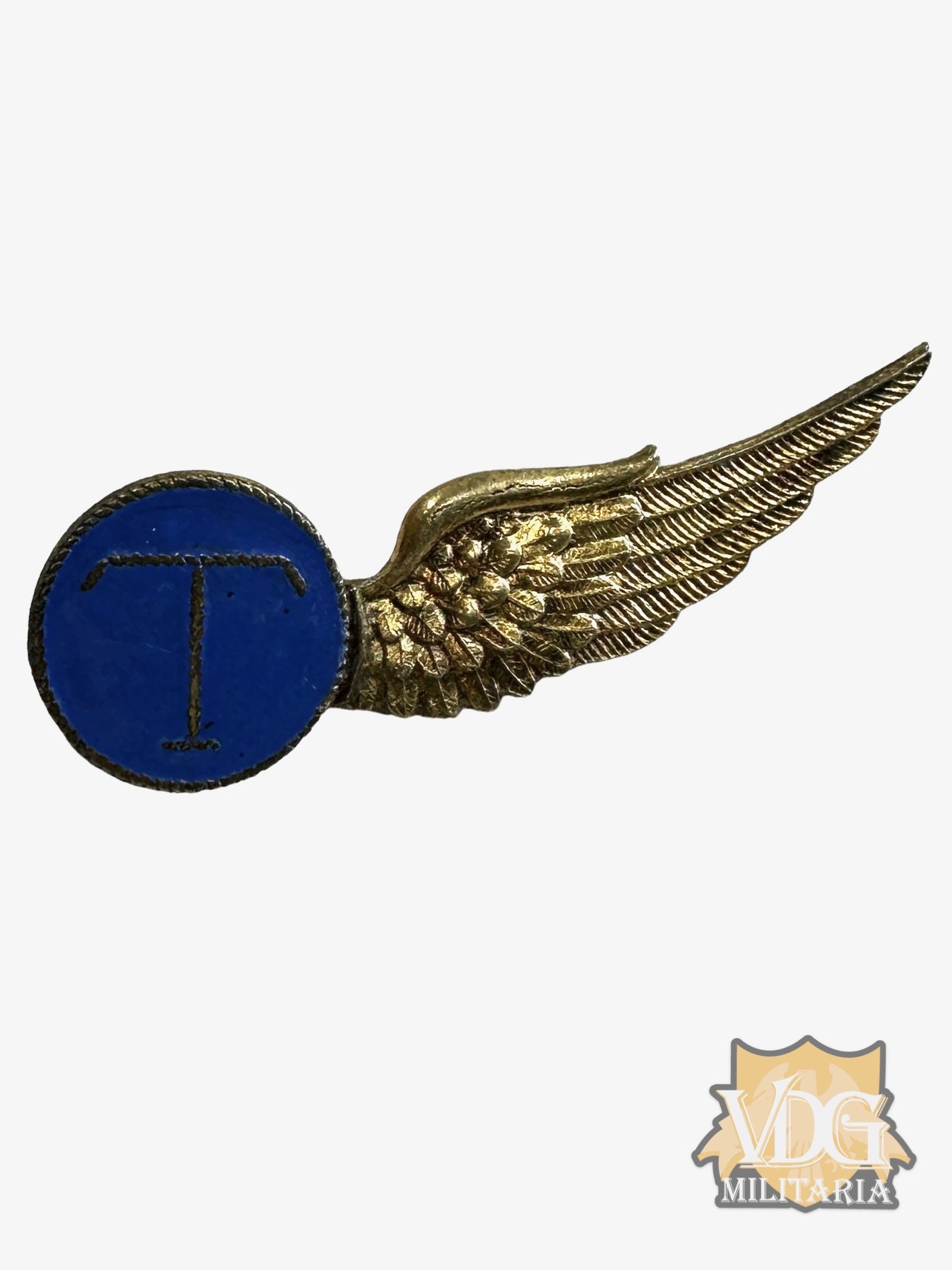 WW2 Kingdom of The Netherlands Royal Dutch Navy Radio Operators Wing Badge