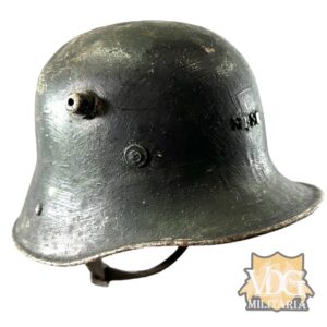 Irish M1927 Vickers Helmet, with Partial Liner and Chin Strap
