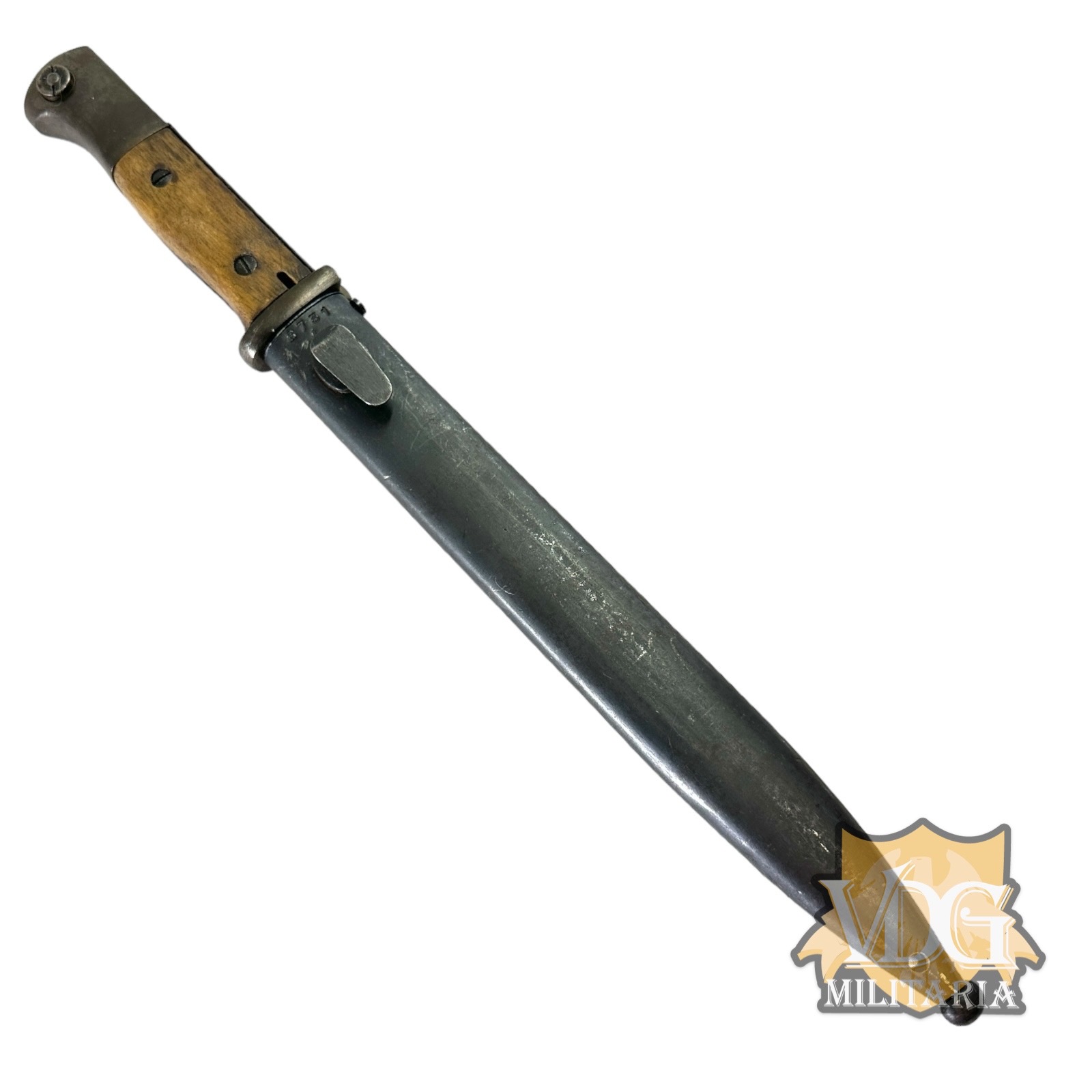 WW2 German K98 Bayonet & Scabbard WaA519 42 Cof