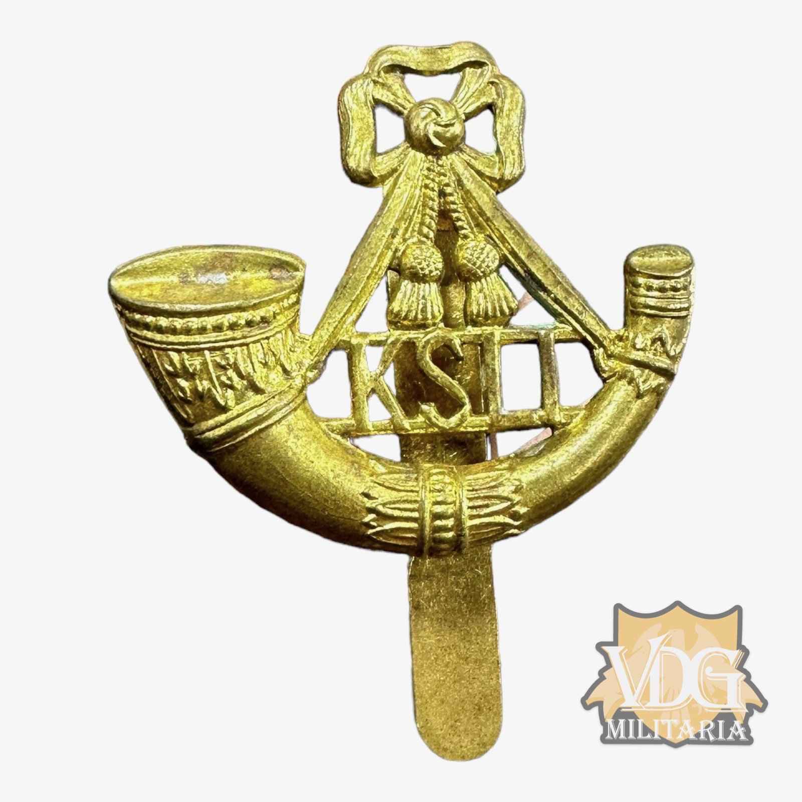 WW2 British Army K.S.L.I. Regiment Cap Badge