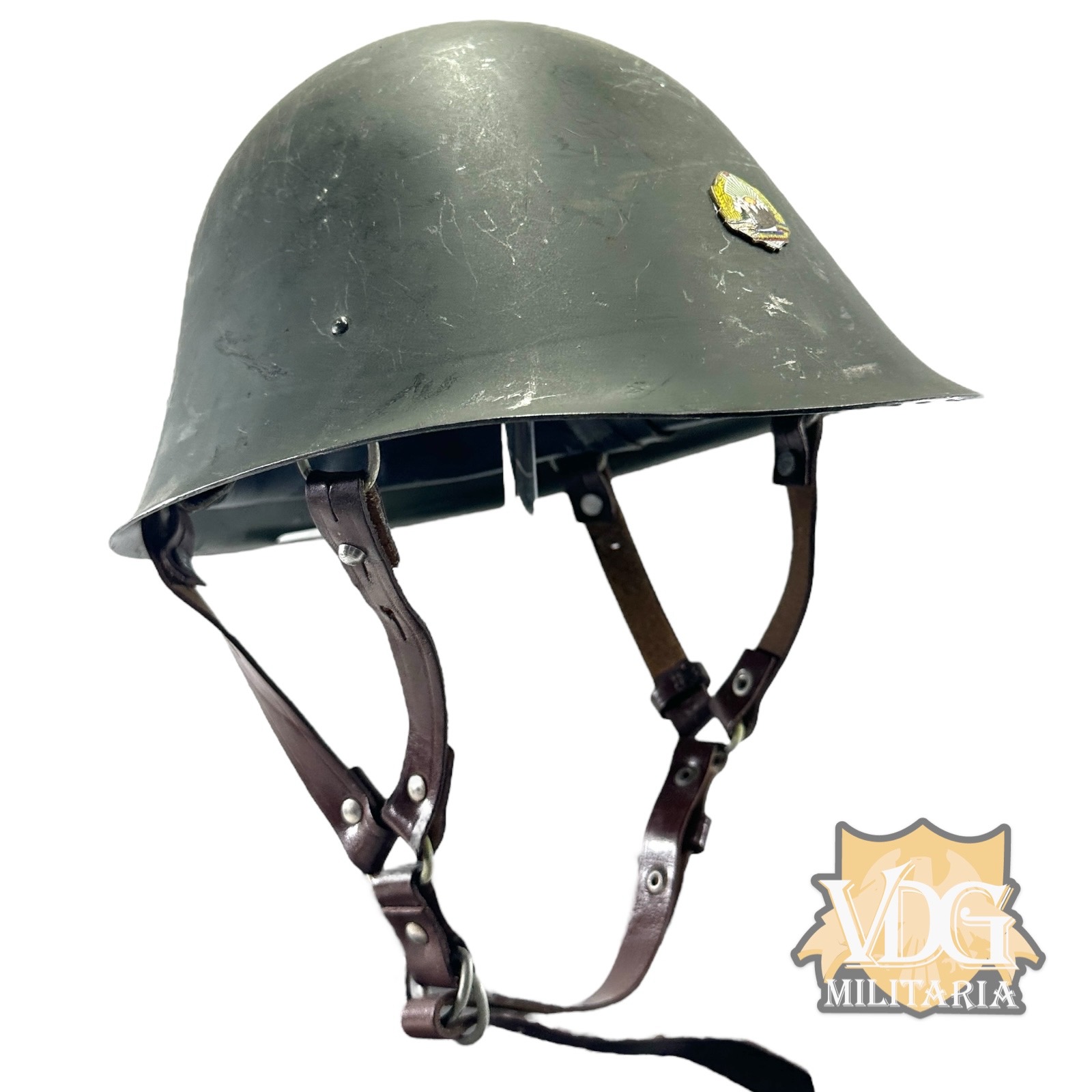 Cold War Era Socialist Romanian Army Honor Guard M1973 Helmet