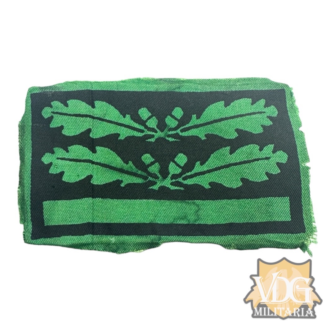 WW2 German Camouflage Sleeve Rank Insignia Sturmbannfuhrer/Major (Vet Album Removed)