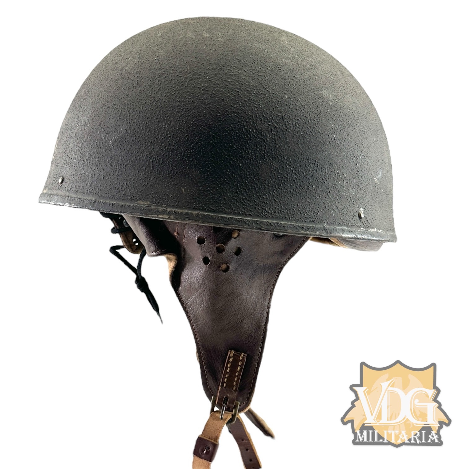 WW2 British MKI Dispatch Riders Helmet Made by B.M.B, 1945 Dated, Size ...