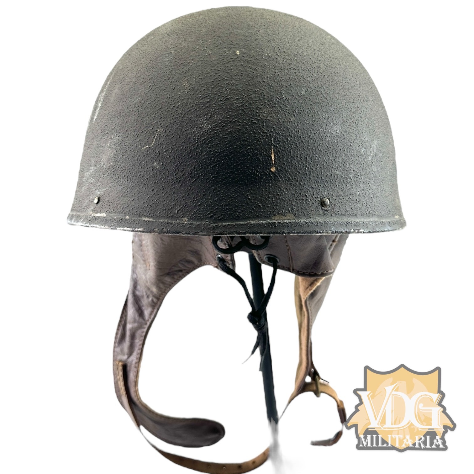 WW2 British MKI Dispatch Riders Helmet Made by B.M.B, 1945 Dated, Size ...