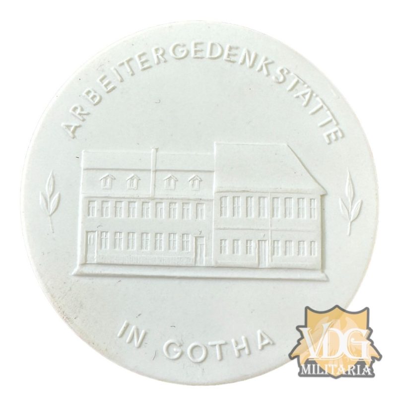 Cold War Era 1973 East German 100th Anniversary of Marx & Engels' Communist Manifesto Porcelain Coin