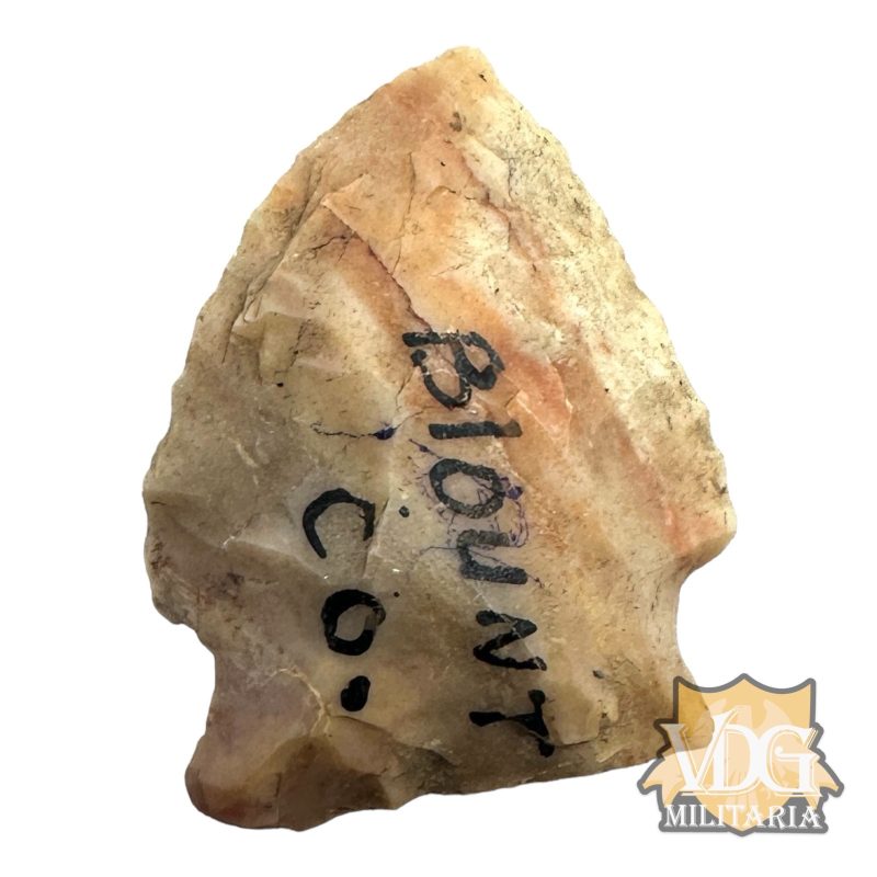 Native American 4 CM Arrowhead discovered in Blount Co. Tennessee